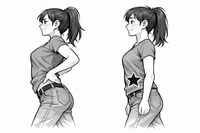 美人オーラの正体　その1   プリケツ族さん